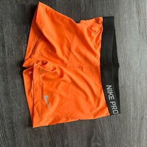 Nike pro spandex shorts